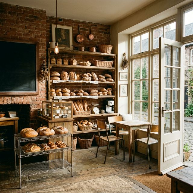 Sweet Crumbs bakery interior